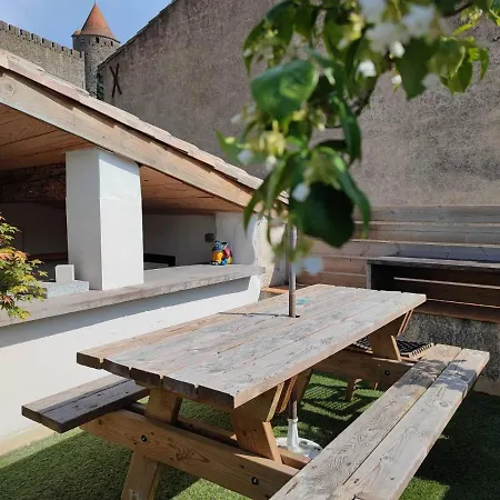 Villa La Terrasse Du Temps Jadis Carcasona Exterior foto